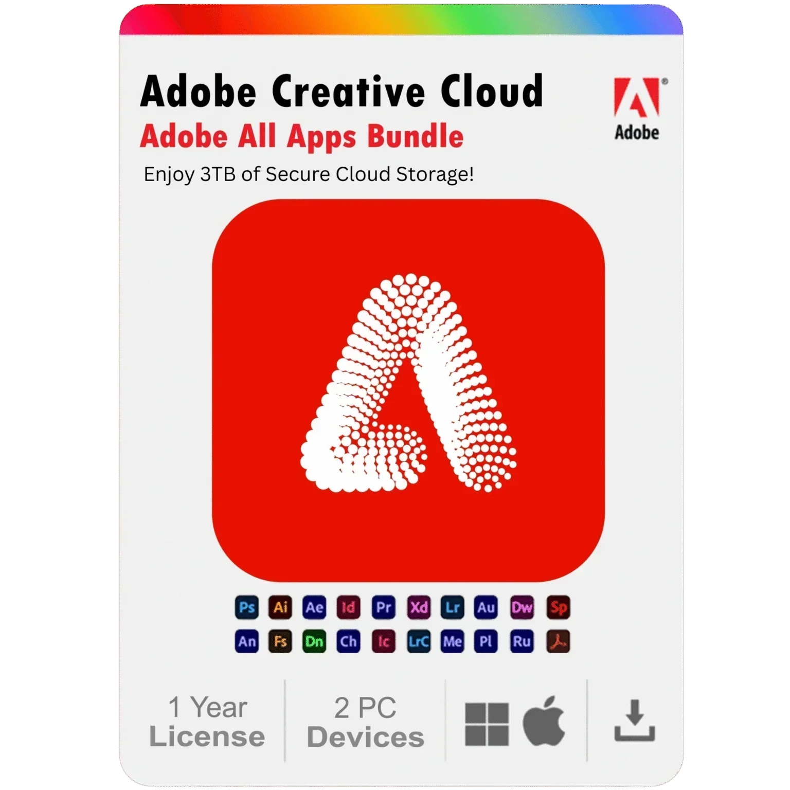 Adobe Firefly 2025 1 Year Subscription For Windows And Mac 2PC