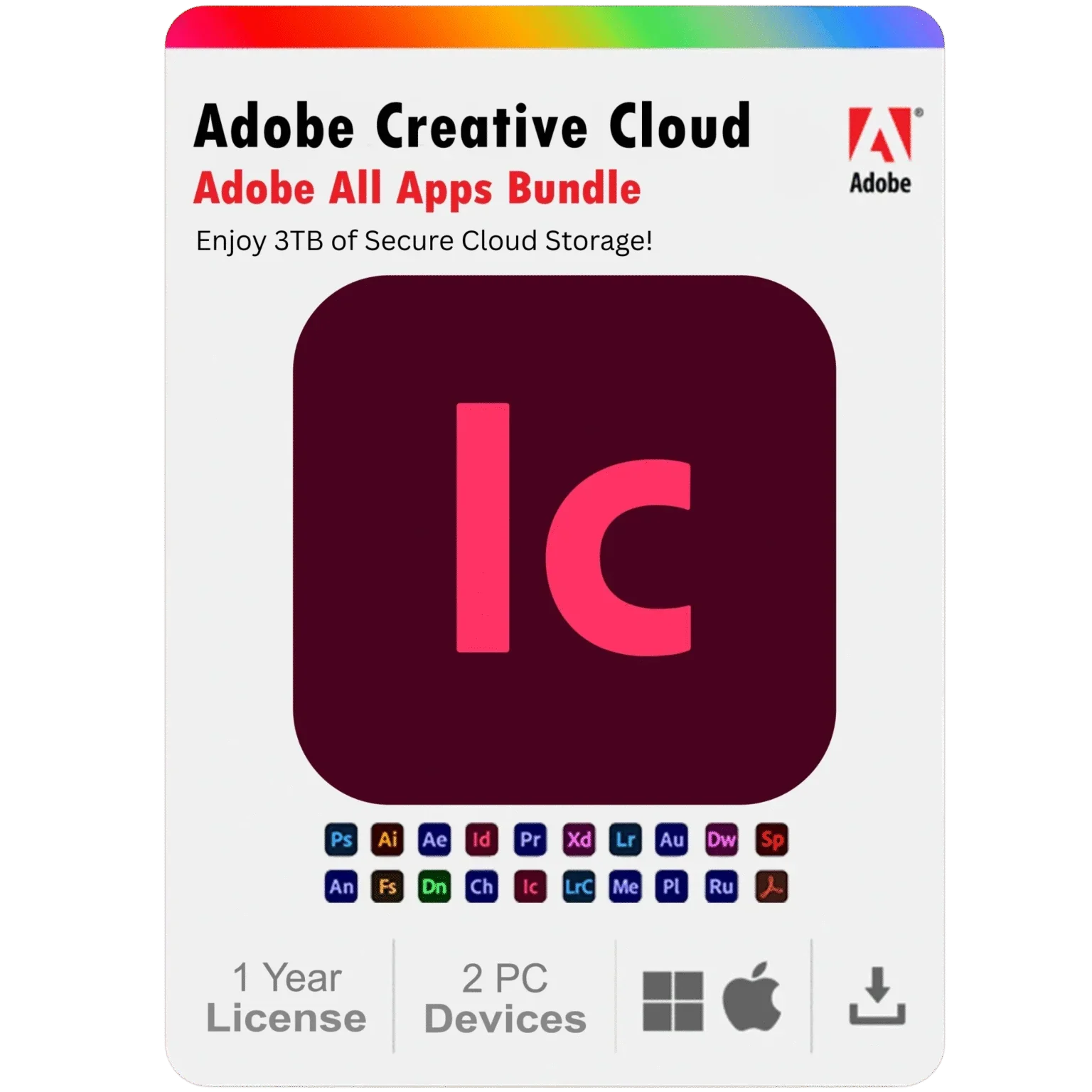 Adobe InCopy 2025 1 Year Subscription For Windows And Mac 2PC