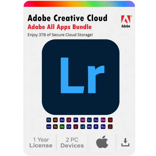 Adobe Lightroom 2025 1-Year Subscription for Mac (2 Devices)