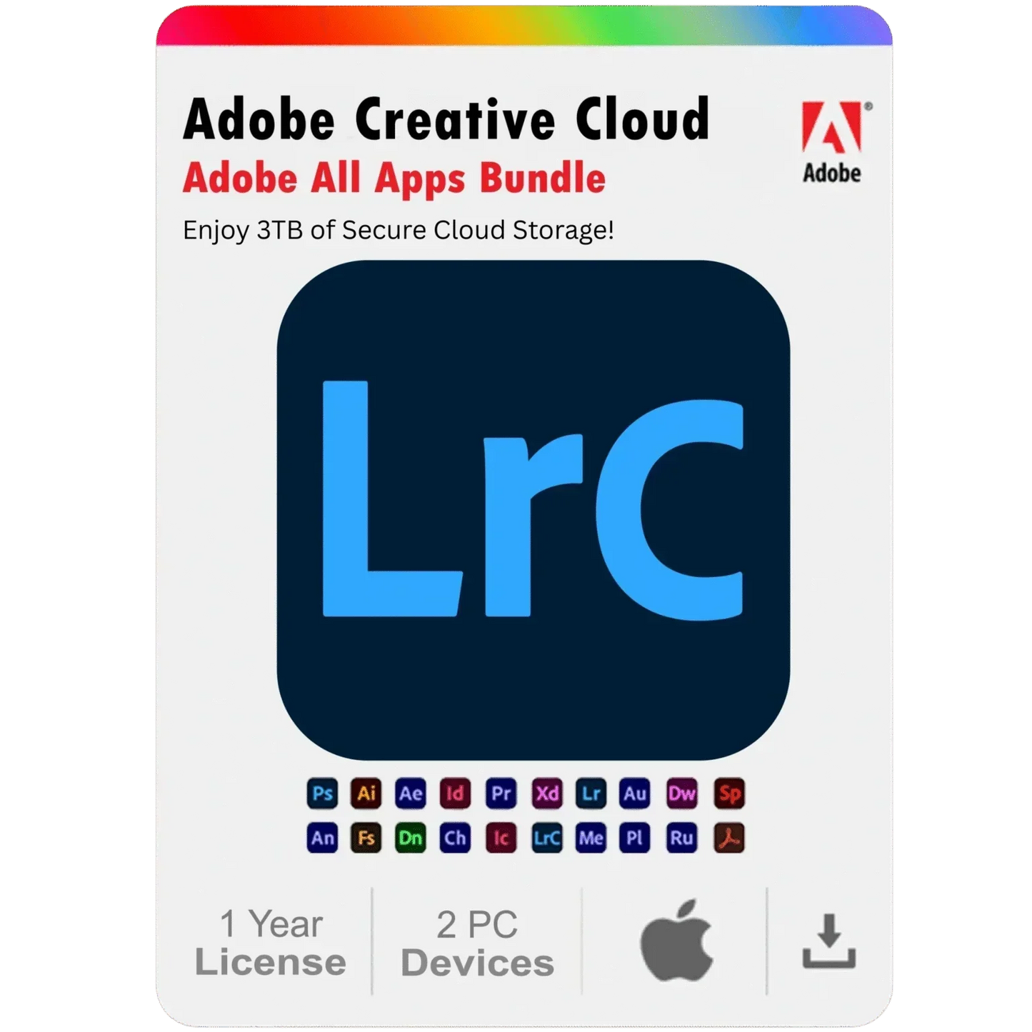Adobe Lightroom Classic 2025 1-Year Subscription for Mac (2 Devices)