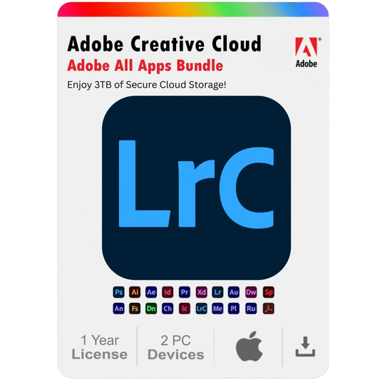 Adobe Lightroom Classic 2025 1-Year Subscription for Mac (2 Devices)