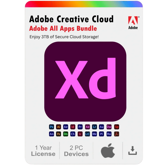 Adobe XD 2025 – 1 Year Subscription for Mac (2 Devices)