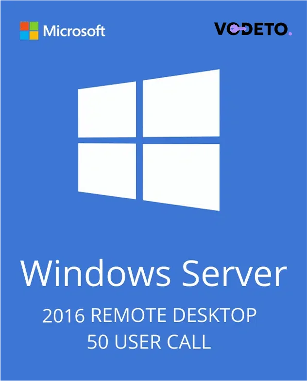 Windows Server 2016 Remote Desktop Services – 50 User CALs Certificate
