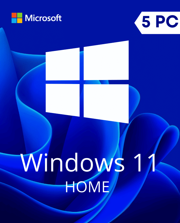 Windows 11 Home – Digital License Key (5 PCs)